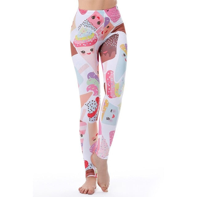 Legging femme donuts licorne rose / pantalon pyjama femme