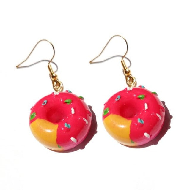 Boucle d'oreille Donuts / Macaron Donuts