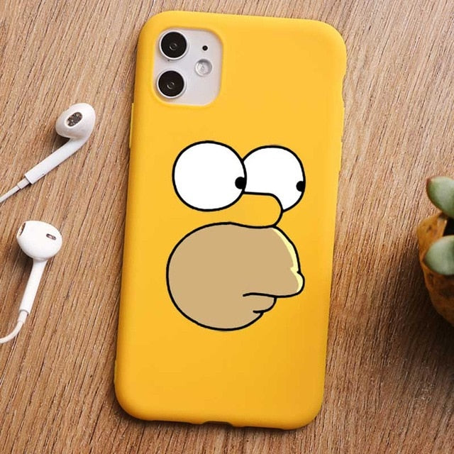 Coque smartphone Donuts Simpson - iPhone 11 PRO MAX 7 6s 8 plus XR XS MAX