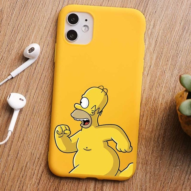 Coque smartphone Donuts Simpson - iPhone 11 PRO MAX 7 6s 8 plus XR XS MAX