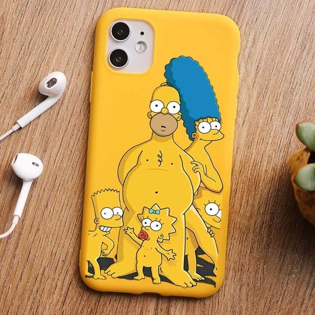 Coque smartphone Donuts Simpson - iPhone 11 PRO MAX 7 6s 8 plus XR XS MAX