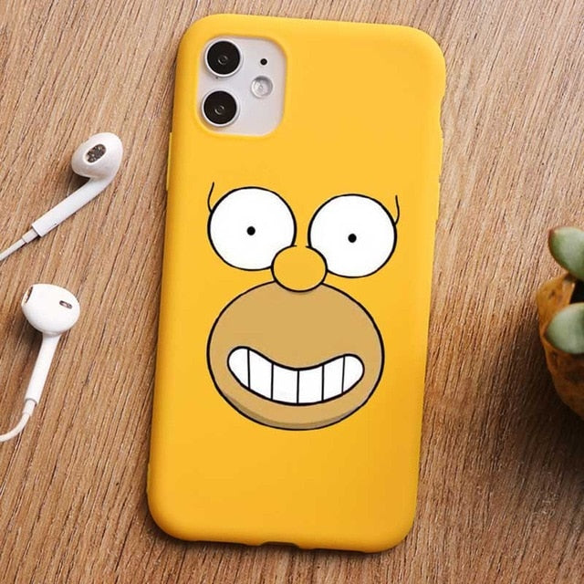 Coque smartphone Donuts Simpson - iPhone 11 PRO MAX 7 6s 8 plus XR XS MAX