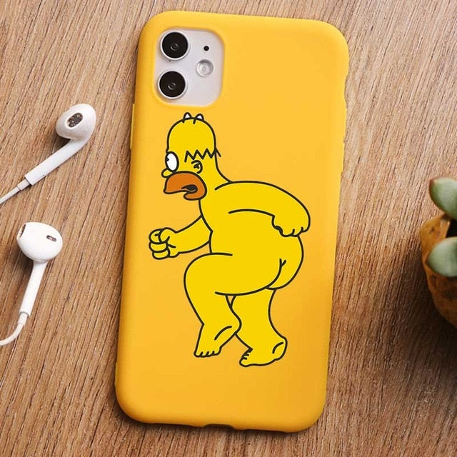 Coque smartphone Donuts Simpson - iPhone 11 PRO MAX 7 6s 8 plus XR XS MAX