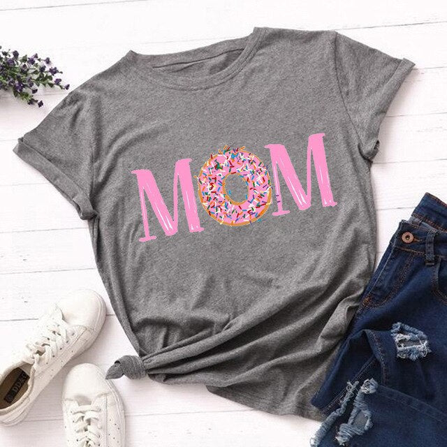 T-shirt pour femme MOM Graphic Donuts