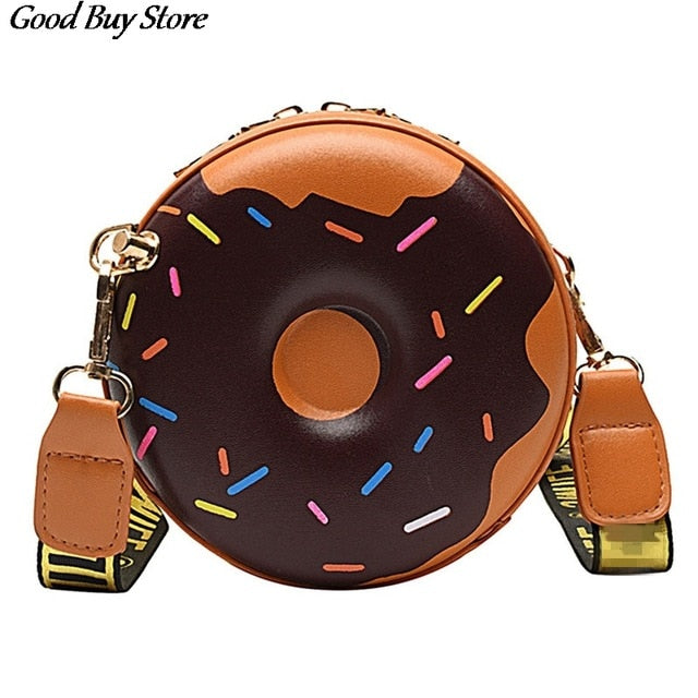 Sac à bandoulière en forme de donuts/beignet
