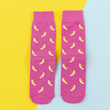 Chaussettes donuts pour femmes + Fruits / Banane / Avocat / Citron / Oeuf / Cookie / Beignet