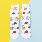 Chaussettes donuts pour femmes + Fruits / Banane / Avocat / Citron / Oeuf / Cookie / Beignet
