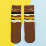 Chaussettes donuts pour femmes + Fruits / Banane / Avocat / Citron / Oeuf / Cookie / Beignet