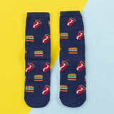 Chaussettes donuts pour femmes + Fruits / Banane / Avocat / Citron / Oeuf / Cookie / Beignet