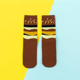 Chaussettes donuts Femmes Dessin : Fruit / Banane / Avocat / Citron / Oeuf  / Cookie