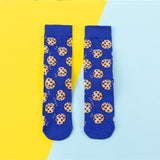 Chaussettes donuts Femmes Dessin : Fruit / Banane / Avocat / Citron / Oeuf  / Cookie
