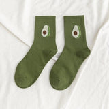 Chaussettes donuts pour femmes + Fruits / Banane / Avocat / Citron / Oeuf / Cookie / Beignet