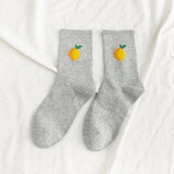 Chaussettes donuts pour femmes + Fruits / Banane / Avocat / Citron / Oeuf / Cookie / Beignet