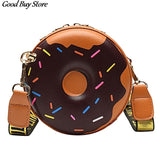 Sac à bandoulière en forme de donuts/beignet