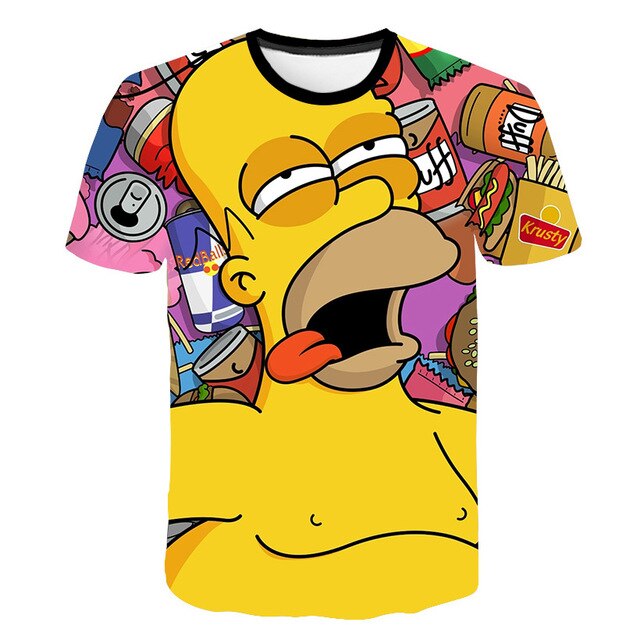 Tshirt Donuts Homer Simpson